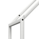 vidaXL fehér hidegen hengerelt acél tűzifatároló 40x25x120 cm