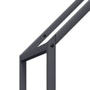 vidaXL antracitszürke hidegen hengerelt acél tűzifatároló 40x25x120 cm