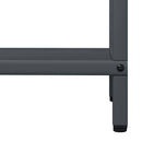 vidaXL antracitszürke hidegen hengerelt acél tűzifatároló 40x25x120 cm