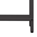 vidaXL fekete hidegen hengerelt acél tűzifatároló 60x25x60 cm