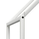 vidaXL fehér hidegen hengerelt acél tűzifatároló 60x25x60 cm