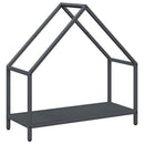 vidaXL antracitszürke hidegen hengerelt acél tűzifatároló 60x25x60 cm