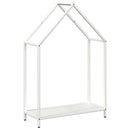 vidaXL fehér hidegen hengerelt acél tűzifatároló 60x25x90 cm