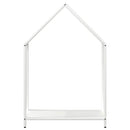 vidaXL fehér hidegen hengerelt acél tűzifatároló 60x25x90 cm