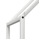 vidaXL fehér hidegen hengerelt acél tűzifatároló 60x25x90 cm