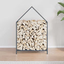 vidaXL antracitszürke hidegen hengerelt acél tűzifatároló 60x25x90 cm