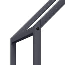 vidaXL antracitszürke hidegen hengerelt acél tűzifatároló 60x25x90 cm