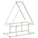 vidaXL fehér hidegen hengerelt acél tűzifatároló 50x25x60 cm