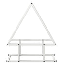 vidaXL fehér hidegen hengerelt acél tűzifatároló 50x25x60 cm