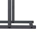vidaXL antracitszürke hidegen hengerelt acél tűzifatároló 50x25x60 cm