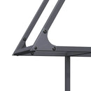 vidaXL antracitszürke hidegen hengerelt acél tűzifatároló 80x25x90 cm