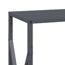 vidaXL antracitszürke hidegen hengerelt acél tűzifatároló 34x25x70 cm
