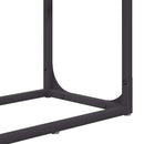 vidaXL fekete hidegen hengerelt acél tűzifatároló 60x25x100 cm