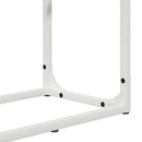 vidaXL fehér hidegen hengerelt acél tűzifatároló 60x25x100 cm