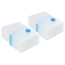 vidaXL Tárolótáskák Falra szerelhető 10 pcs Átlátszó és Kék 70 x 50 cm