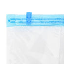 vidaXL Tárolótáskák Falra szerelhető 50 pcs Átlátszó és Kék 70 x 50 cm