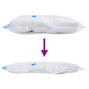 vidaXL Tárolótáskák Falra szerelhető 50 pcs Átlátszó és Kék 70 x 50 cm