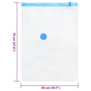 vidaXL Tárolótáskák Falra szerelhető 50 pcs Átlátszó és Kék 70 x 50 cm
