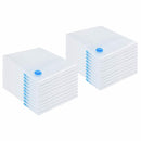 vidaXL Tárolótáskák tárolóval 20 pcs Átlátszó és Kék 130 x 100 cm