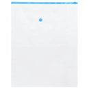 vidaXL Tárolótáskák tárolóval 20 pcs Átlátszó és Kék 130 x 100 cm