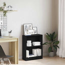 vidaXL Könyvespolc Fekete tölgy 60 x 24 x 76 cm Faanyag