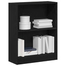 vidaXL Könyvespolc Fekete tölgy 60 x 24 x 76 cm Faanyag