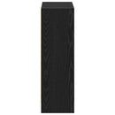 vidaXL Könyvespolc Fekete tölgy 60 x 24 x 76 cm Faanyag