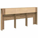 vidaXL Fejhajtó szekrény Artisan tölgy 220 x 18,5 x 102,5 cm Faanyag