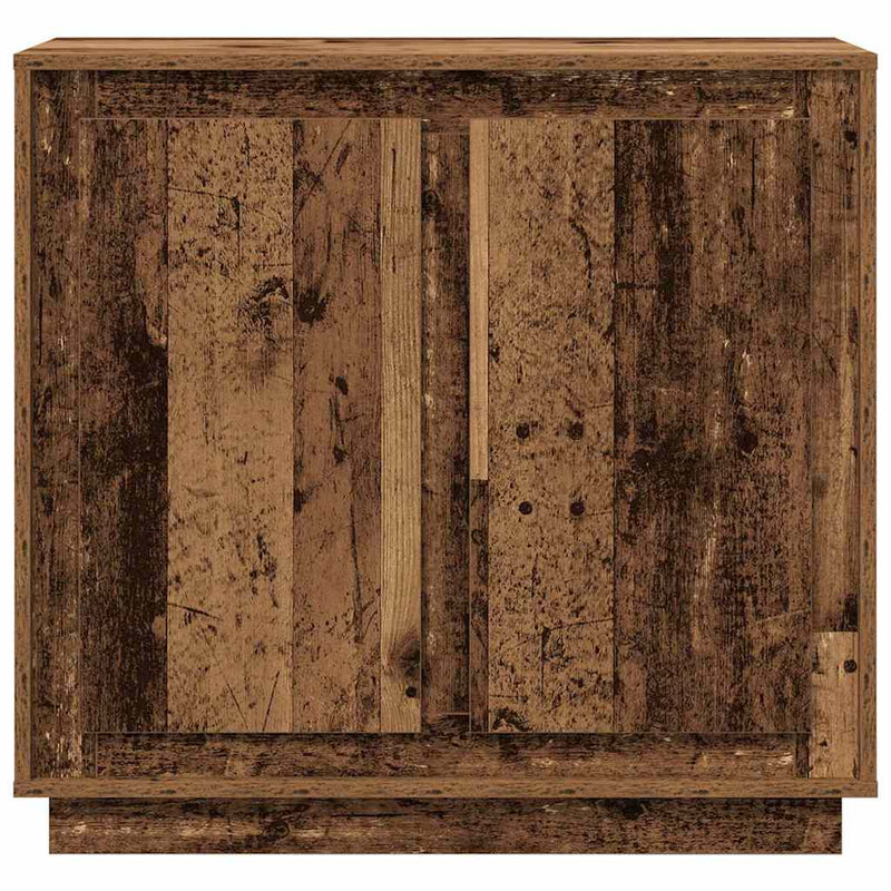 vidaXL Oldal tároló Régi fa 80 x 34 x 75 cm Faanyag