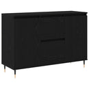 vidaXL Széf fiókkal Fekete tölgy 101,5 x 35 x 70 cm Faanyag
