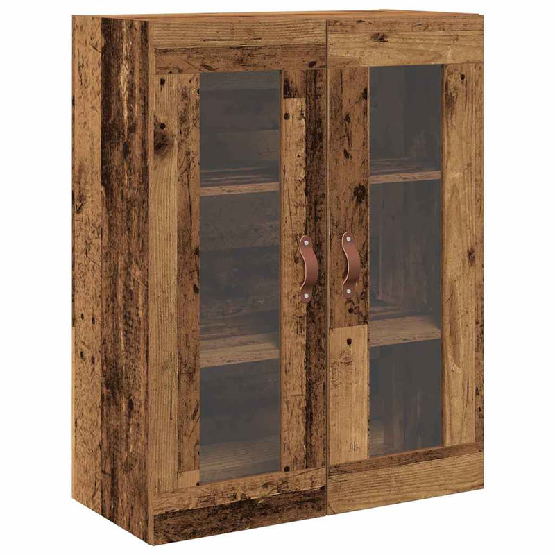 vidaXL Fali szekrény Régi fa 69.5 x 34 x 90 cm Faanyag
