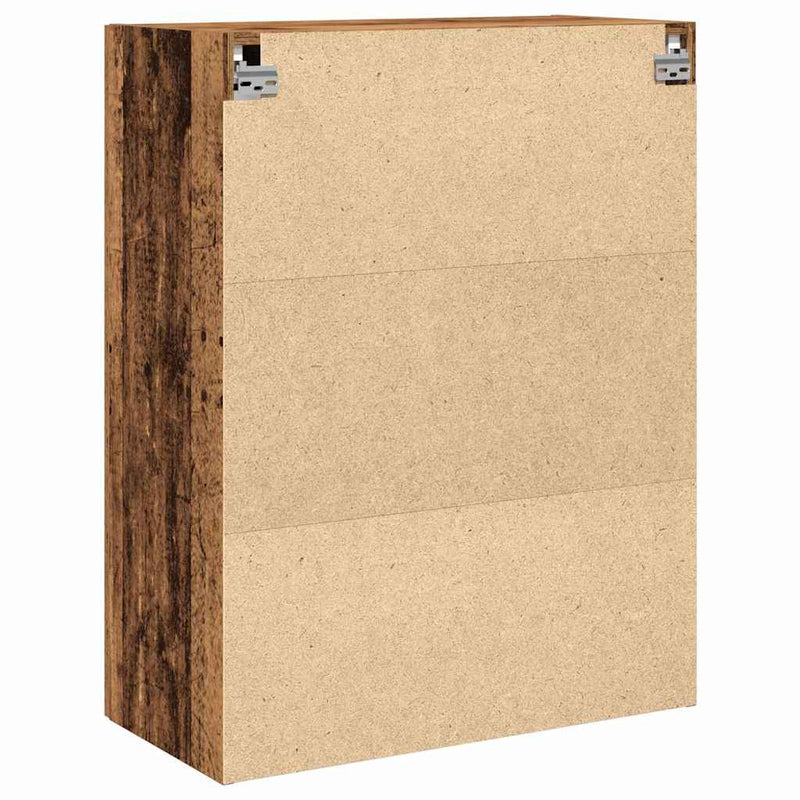 vidaXL Fali szekrény Régi fa 69.5 x 34 x 90 cm Faanyag