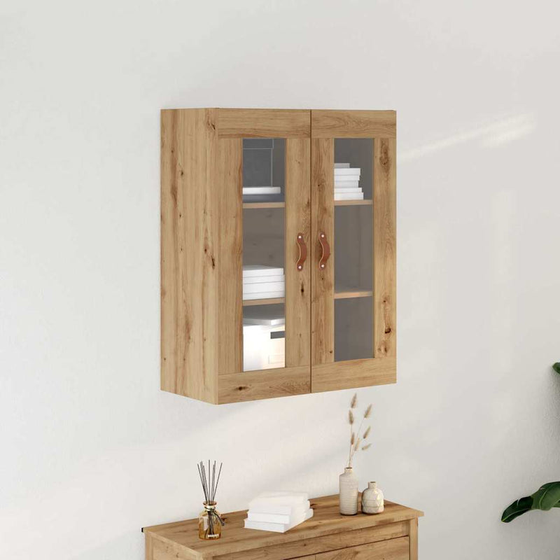 vidaXL Fali szekrény kézműves tölgy 69.5 x 34 x 90 cm Faanyag