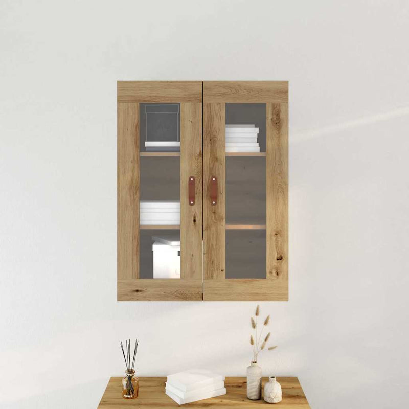 vidaXL Fali szekrény kézműves tölgy 69.5 x 34 x 90 cm Faanyag