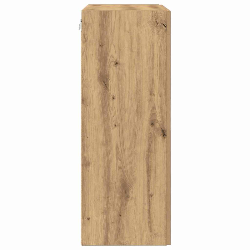 vidaXL Fali szekrény kézműves tölgy 69.5 x 34 x 90 cm Faanyag