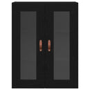 vidaXL Fali Szekrény Fekete tölgy 69,5 x 34 x 90 cm Faanyag