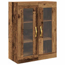 vidaXL Fali Szekrény Öreg fa 69,5 x 34 x 90 cm Faanyag