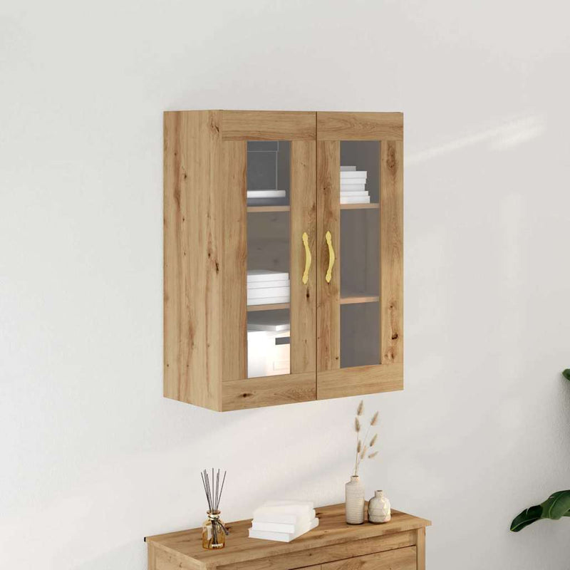 vidaXL Fali szekrény kézműves tölgy 69.5 x 34 x 90 cm Faanyag