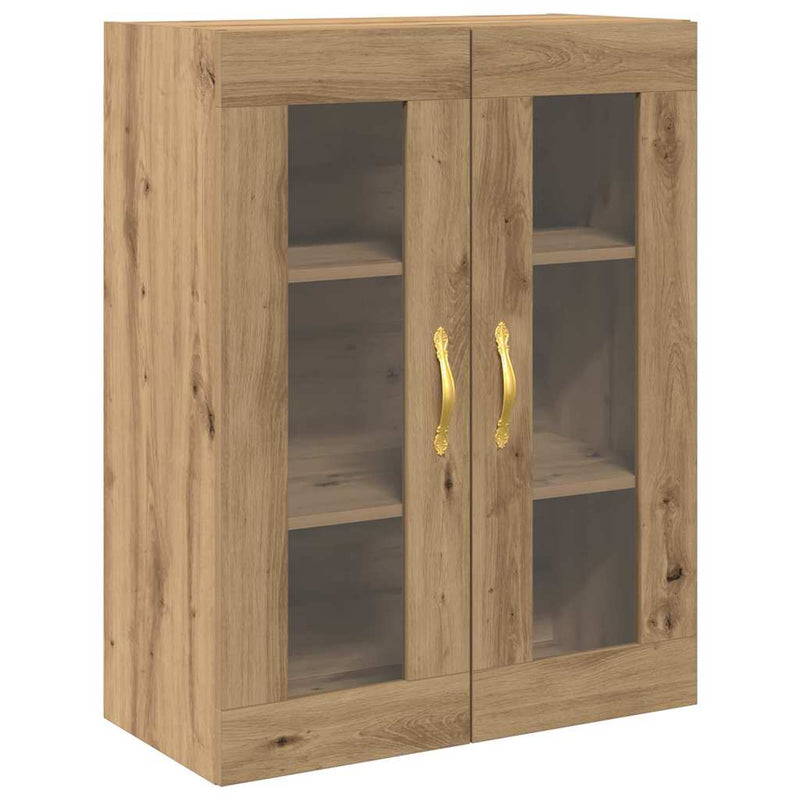 vidaXL Fali szekrény kézműves tölgy 69.5 x 34 x 90 cm Faanyag