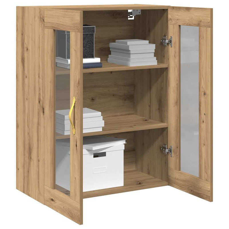 vidaXL Fali szekrény kézműves tölgy 69.5 x 34 x 90 cm Faanyag