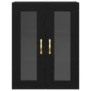 vidaXL Fali Szekrény Fekete tölgy 69,5 x 34 x 90 cm Faanyag