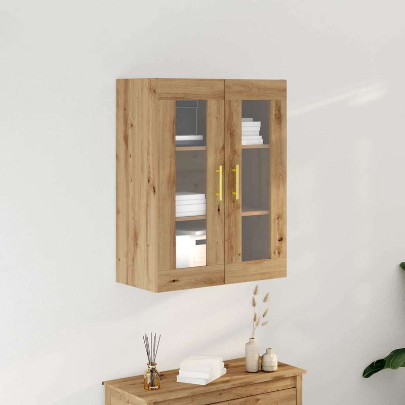 vidaXL Fali szekrény kézműves tölgy 69.5 x 34 x 90 cm Faanyag
