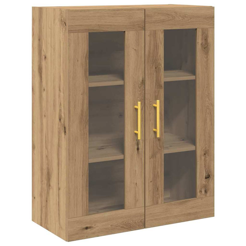 vidaXL Fali szekrény kézműves tölgy 69.5 x 34 x 90 cm Faanyag