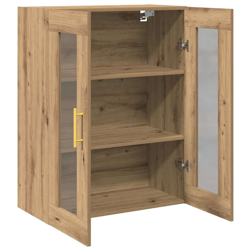 vidaXL Fali szekrény kézműves tölgy 69.5 x 34 x 90 cm Faanyag