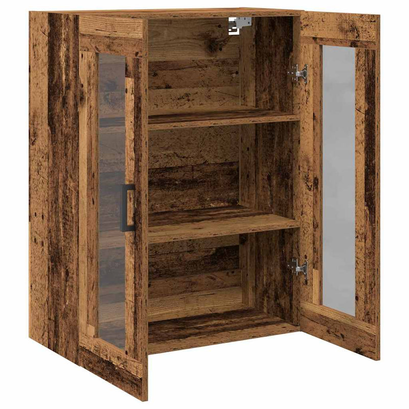 vidaXL Fali szekrény Régi fa 69.5 x 34 x 90 cm Faanyag