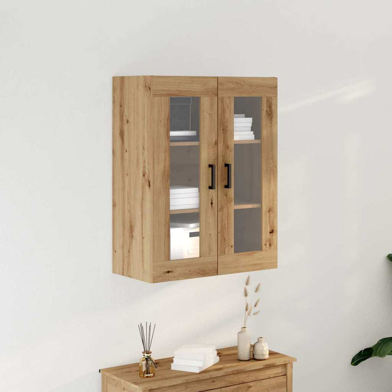 vidaXL Fali szekrény kézműves tölgy 69.5 x 34 x 90 cm Faanyag
