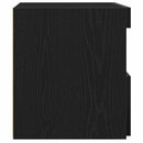 vidaXL Éjjeliszekrény fiókkal Fekete tölgy 50 x 40 x 45 cm Faanyag
