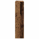 vidaXL Cipőszekrény polcokkal Öreg fa 80 x 21 x 87,5 cm Faanyag