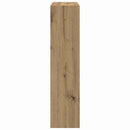 vidaXL Cipőszekrény polcokkal Füstölt tölgy 80 x 21 x 87,5 cm Faanyag