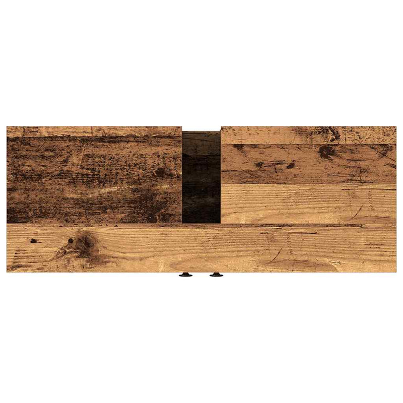 vidaXL Fürdőszobai mosdószekrény Régi fa 80 x 30 x 60 cm Faanyag